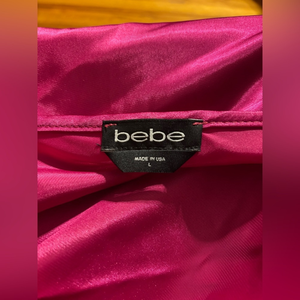 Bebe Fuchsia Slip  Dress - Picture 5 of 11